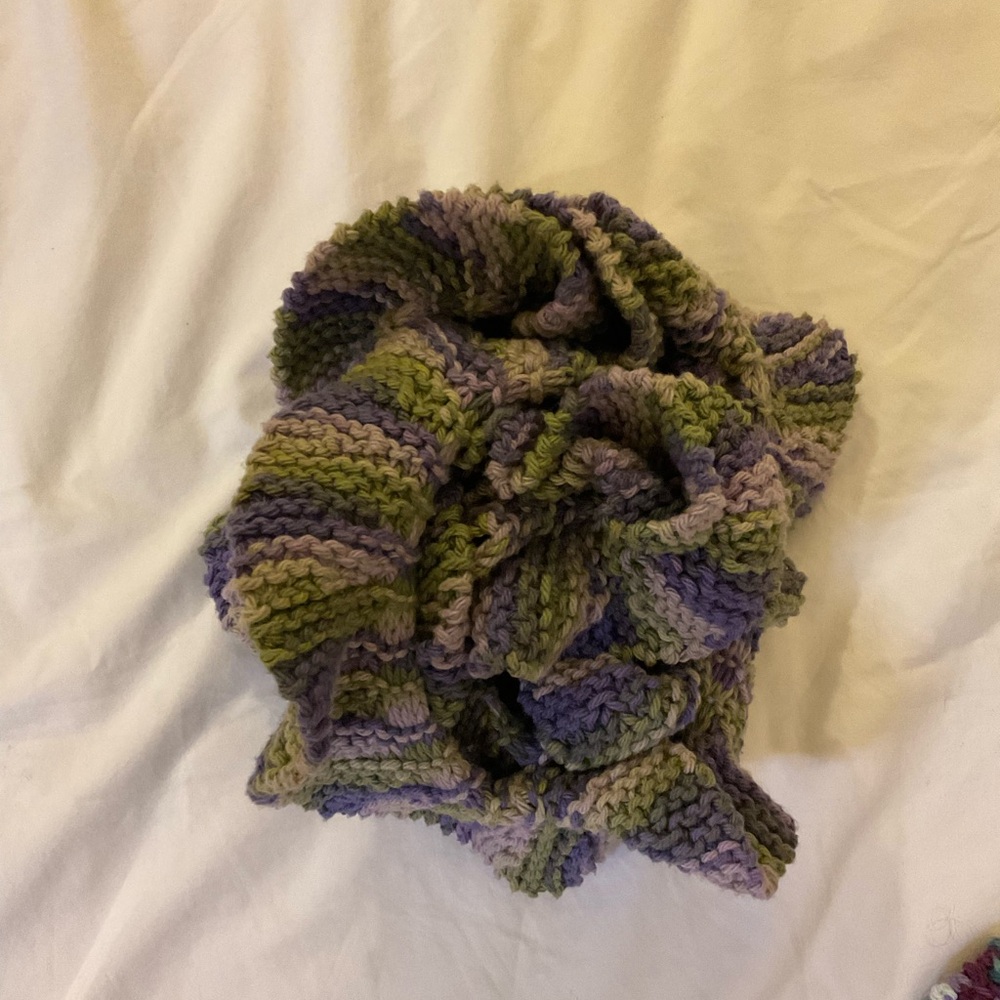 2 Handmade Ruffle Scarf Bundle - Picture 4 of 6